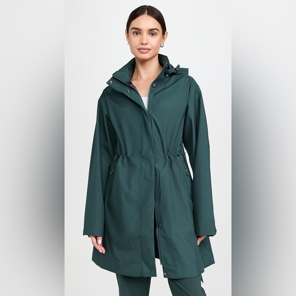 Sweaty Betty Guide Waterproof Parka in Trek Green XS